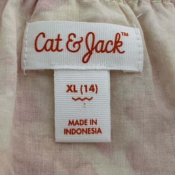 Cat & Jack Girls Floral Tank Top Sz XL (14) - Picture 3 of 4